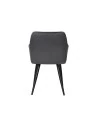 Set of 4 FLINDY Quilted Velvet Dining Chair with Diamond Pattern