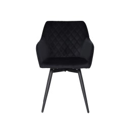 Lot de 4 CARLO-SWI Chaise de Salle à Manger Pivotante en Velours Ma...