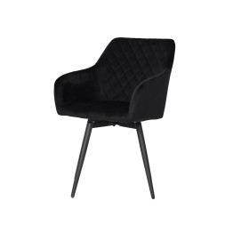 Lot de 4 CARLO-SWI Chaise de Salle à Manger Pivotante en Velours Ma...