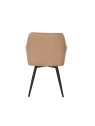 Lot de 4 CARLO-SWI Chaise de Salle à Manger Pivotante en Velours Ma...