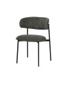 Lot de 4 KELLY Chaise de Salle à Manger Minimaliste en Velours Côte...