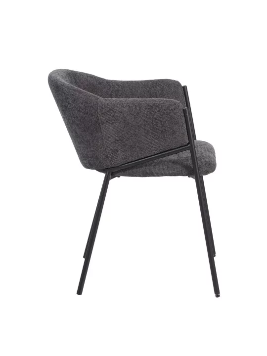 Set of 4 CUICY Luxury Monochromatic Dining Chair with Modern Design