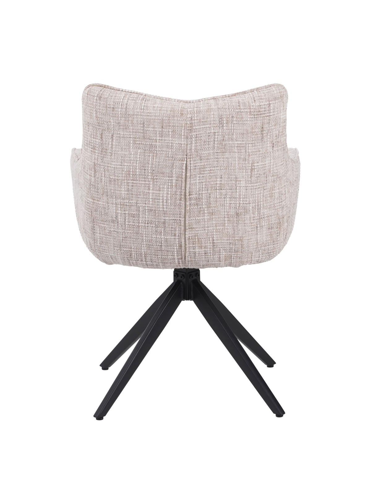Lot de 4 SELINA Fauteuil Pivotant Moderne à 360° avec Base Araignée...