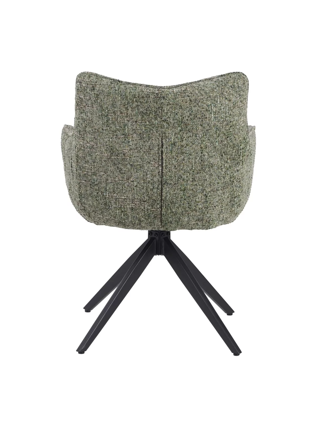 Set of 4 SELINA Modern 360° Swivel Accent Chair with Spider Base