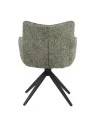 Set of 4 SELINA Modern 360° Swivel Accent Chair with Spider Base