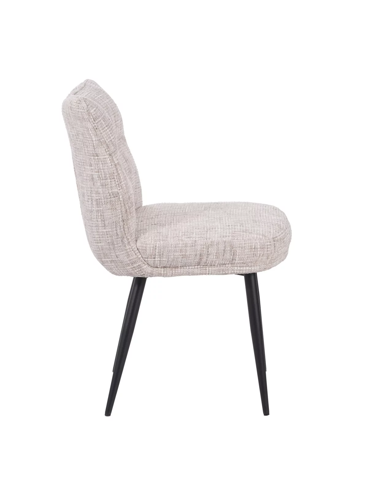 Set of 4 DYYK Modern Textured Dining Chair | Contemporary Accent Ch...