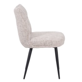 Set of 4 DYYK Modern Textured Dining Chair | Contemporary Accent Ch...