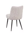 Lot de 4 DYYK Chaise de Salle à Manger Texturée | Chaise Contempora...