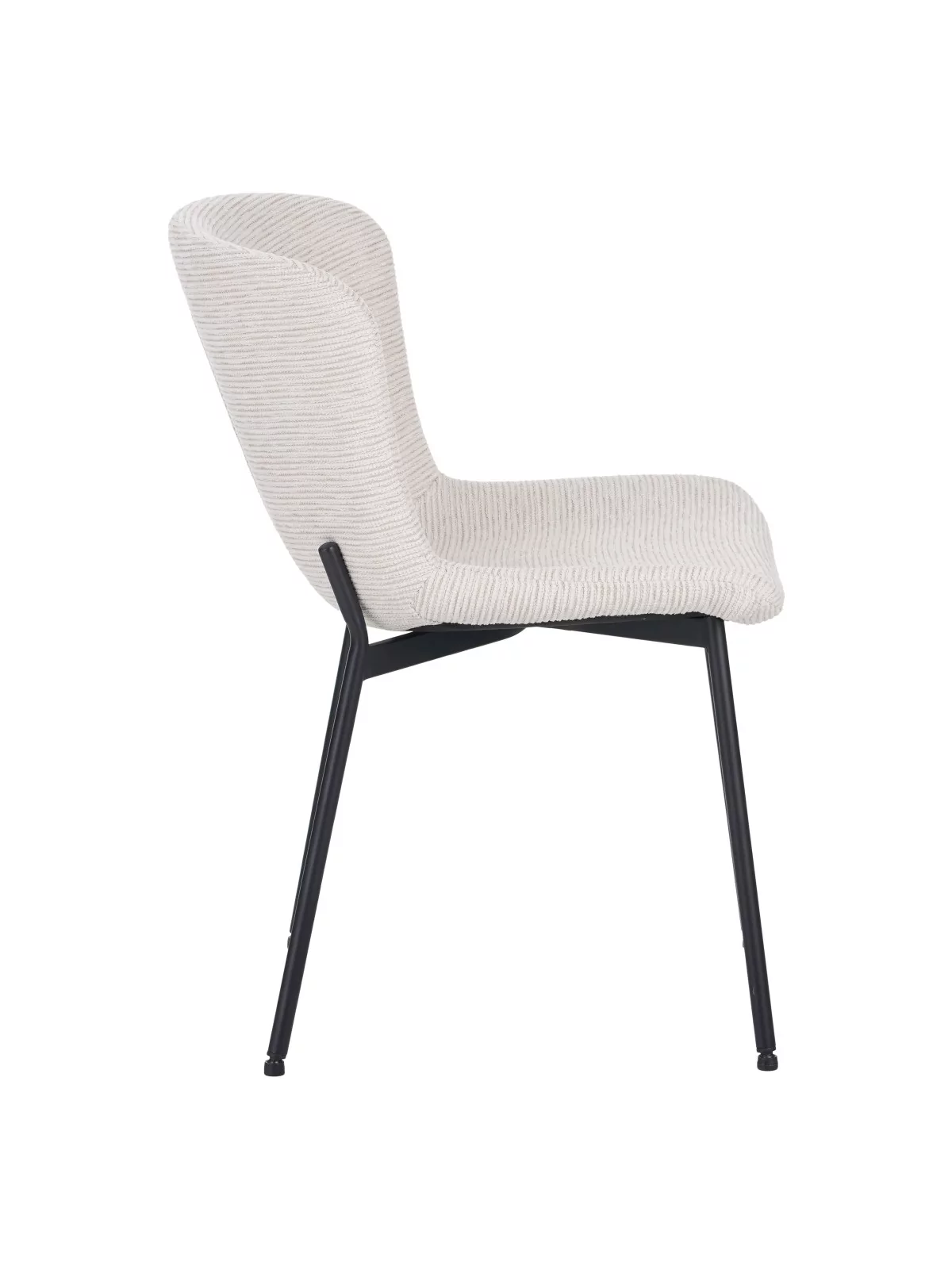Lot de 6 RIYA Chaise Contemporaine avec Revêtement en Tissu Bouclé ...