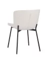 Lot de 6 RIYA Chaise Contemporaine avec Revêtement en Tissu Bouclé ...