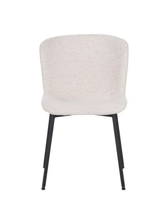 Lot de 6 RIYA Chaise Contemporaine avec Revêtement en Tissu Bouclé ...