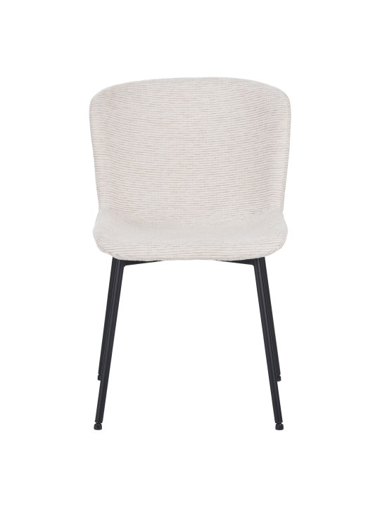 Lot de 6 RIYA Chaise Contemporaine avec Revêtement en Tissu Bouclé ...