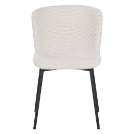 Lot de 6 RIYA Chaise Contemporaine avec Revêtement en Tissu Bouclé ...