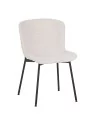 Set of 6 RIYA Modern Upholstered Dining Chair with Fabric Cover