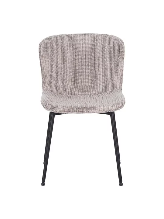 Lot de 6 RIYA Chaise Contemporaine avec Revêtement en Tissu Bouclé ...