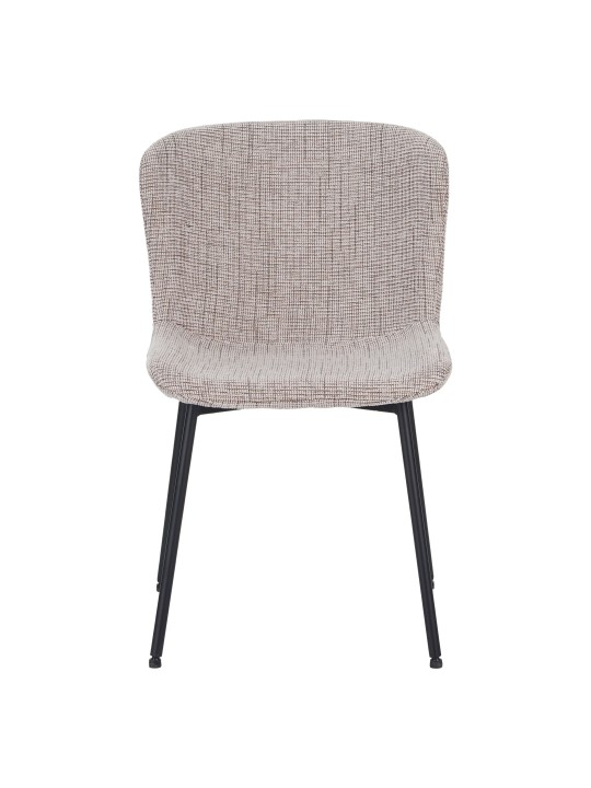 Lot de 6 RIYA Chaise Contemporaine avec Revêtement en Tissu Bouclé ...