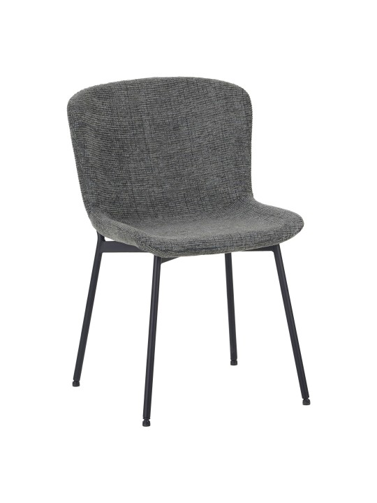 Lot de 6 RIYA Chaise Contemporaine avec Revêtement en Tissu Bouclé ...