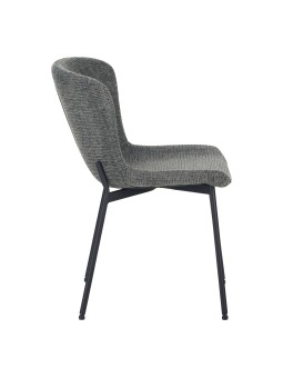 Set of 6 RIYA Modern Upholstered Dining Chair with Fabric Cover