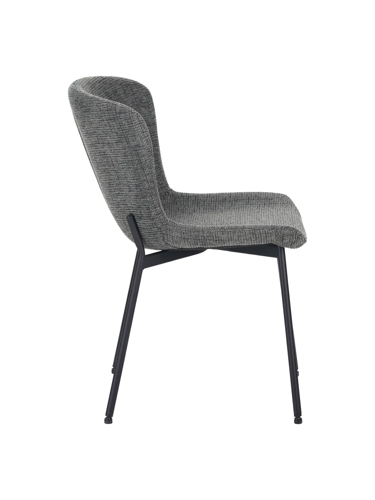 Lot de 6 RIYA Chaise Contemporaine avec Revêtement en Tissu Bouclé ...