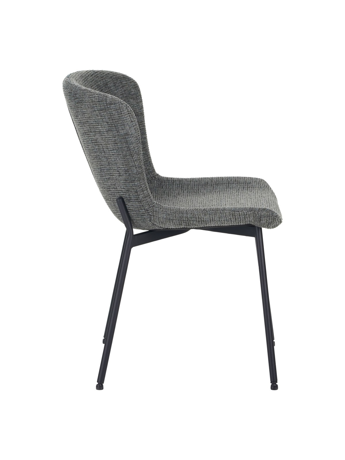 Lot de 6 RIYA Chaise Contemporaine avec Revêtement en Tissu Bouclé ...