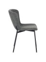 Lot de 6 RIYA Chaise Contemporaine avec Revêtement en Tissu Bouclé ...