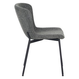 Set of 6 RIYA Modern Upholstered Dining Chair with Fabric Cover