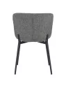 Lot de 6 RIYA Chaise Contemporaine avec Revêtement en Tissu Bouclé ...