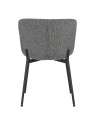 Lot de 6 RIYA Chaise Contemporaine avec Revêtement en Tissu Bouclé ...