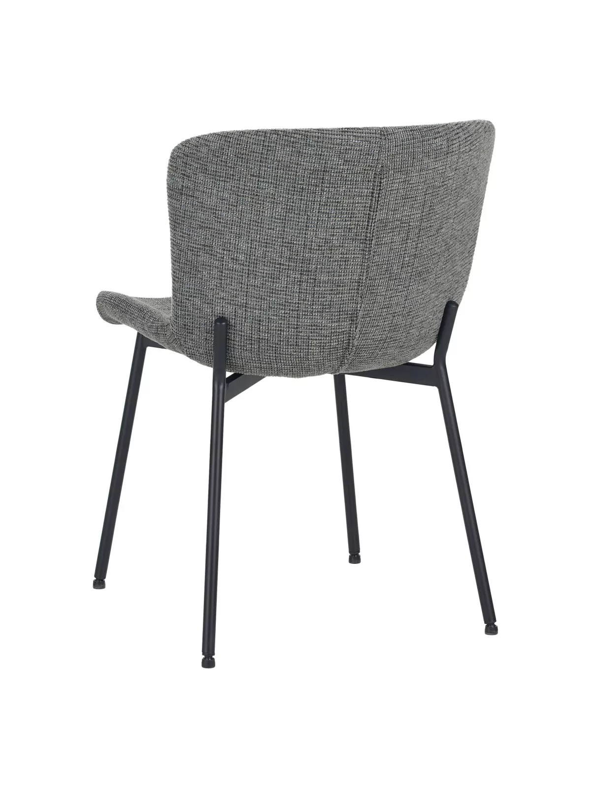 Lot de 6 RIYA Chaise Contemporaine avec Revêtement en Tissu Bouclé ...