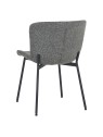 Lot de 6 RIYA Chaise Contemporaine avec Revêtement en Tissu Bouclé ...
