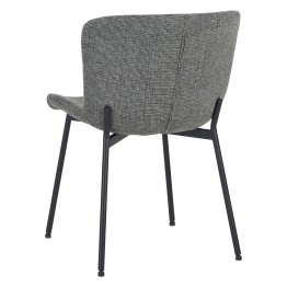 Set of 6 RIYA Modern Upholstered Dining Chair with Fabric Cover