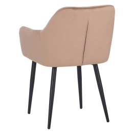 Set of 6 MARIO Tufted Velvet Armchair with Contemporary Style