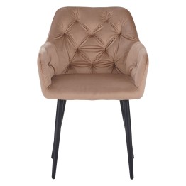 Set of 6 MARIO Tufted Velvet Armchair with Contemporary Style