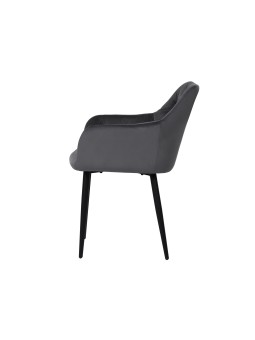 Set of 6 MARIO Tufted Velvet Armchair with Contemporary Style