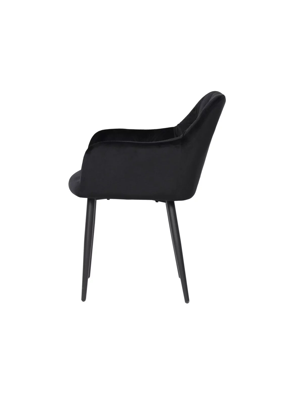 Lot de 6 MARIO Fauteuil en Velours Capitonné au Style Contemporain ...
