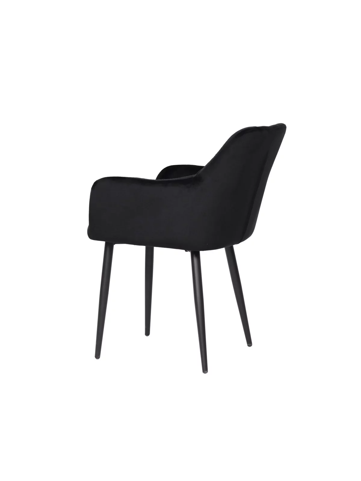 Lot de 6 MARIO Fauteuil en Velours Capitonné au Style Contemporain ...