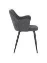 Lot de 6 LANCE Chaise de Salle à Manger Contemporaine avec Accoudoi...