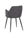 Lot de 6 LANCE Chaise de Salle à Manger Contemporaine avec Accoudoi...