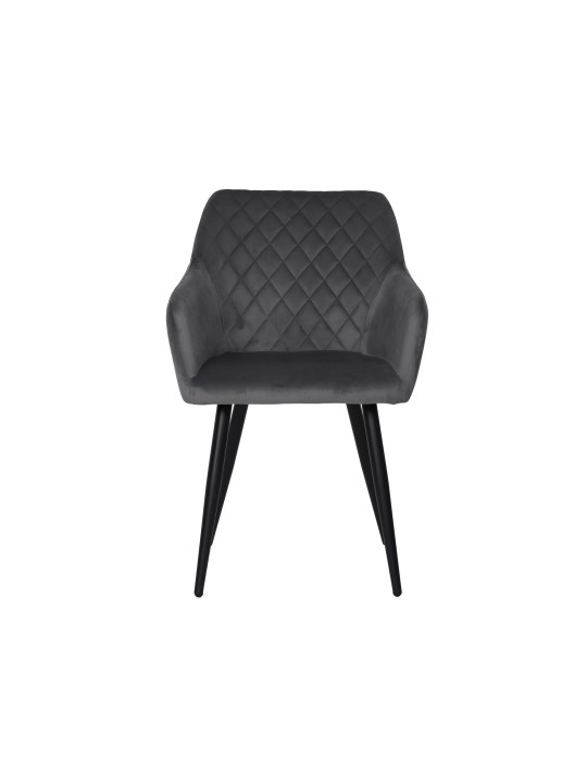 Lot de 6 FLINDY Chaise de Salle à Manger en Velours Matelassé LOT ...