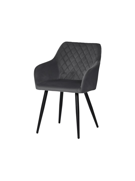 Lot de 6 FLINDY Chaise de Salle à Manger en Velours Matelassé LOT ...