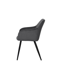 Lot de 6 FLINDY Chaise de Salle à Manger en Velours Matelassé LOT ...