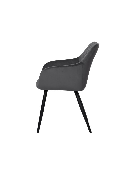Lot de 6 FLINDY Chaise de Salle à Manger en Velours Matelassé LOT ...