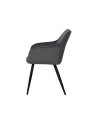 Lot de 6 FLINDY Chaise de Salle à Manger en Velours Matelassé Haute...