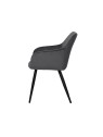 Lot de 6 FLINDY Chaise de Salle à Manger en Velours Matelassé LOT ...