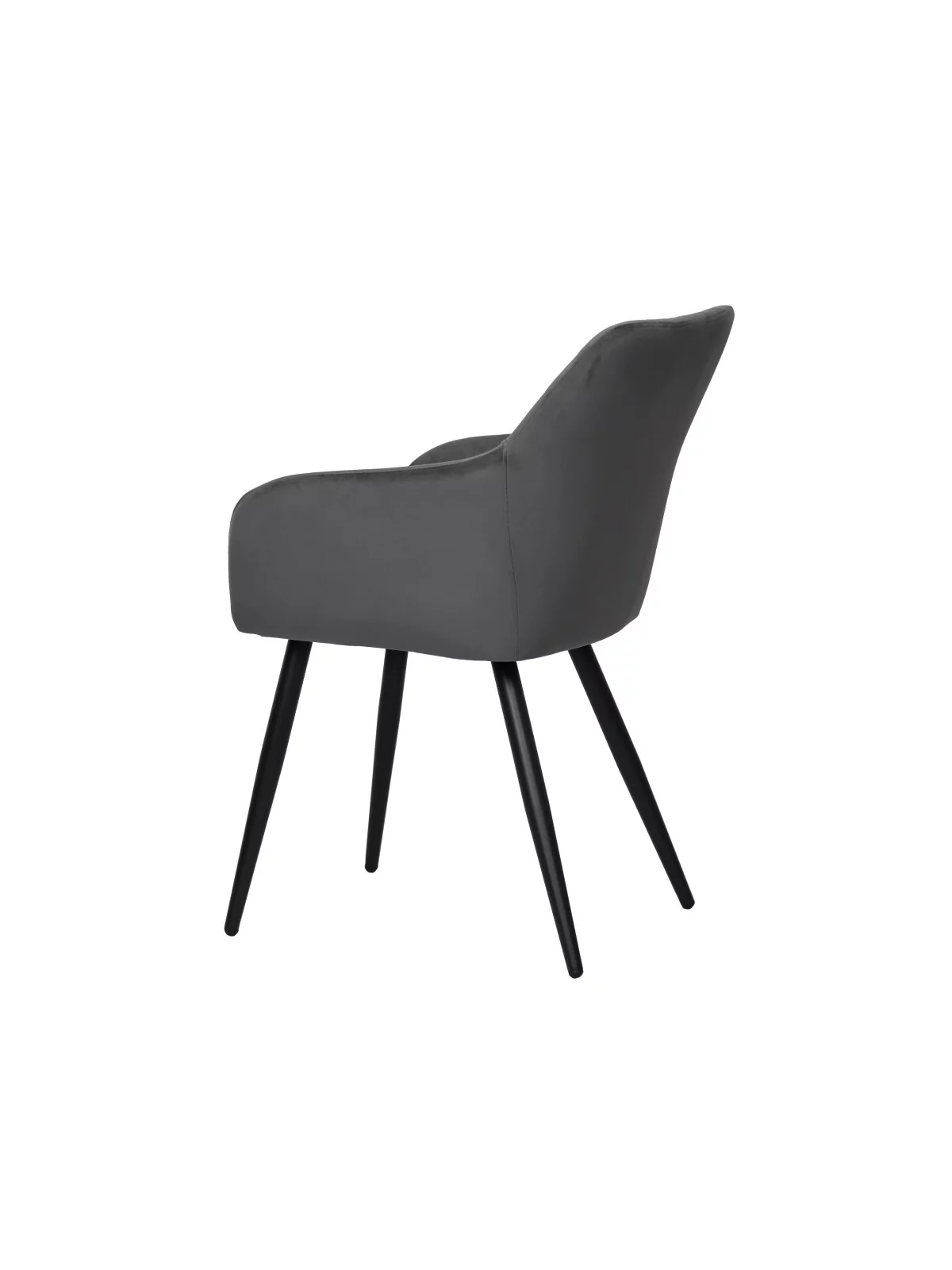 Set of 6 FLINDY Quilted Velvet Dining Chair with Diamond Pattern