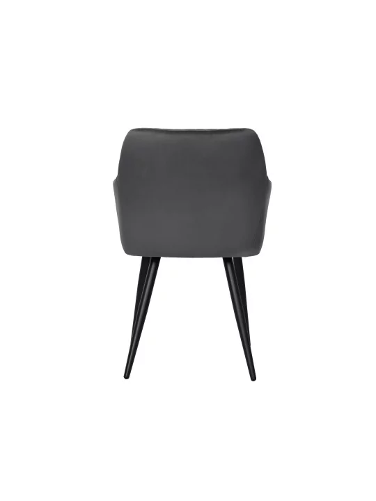 Set of 6 FLINDY Quilted Velvet Dining Chair with Diamond Pattern