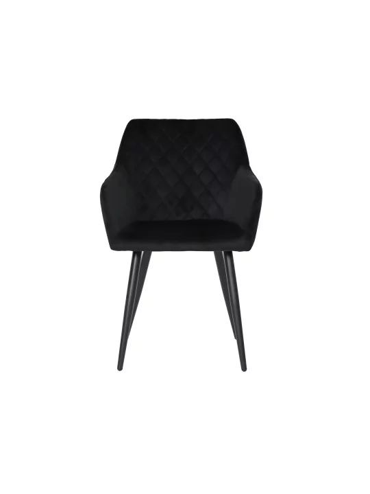 Lot de 6 FLINDY Chaise de Salle à Manger en Velours Matelassé Haute...