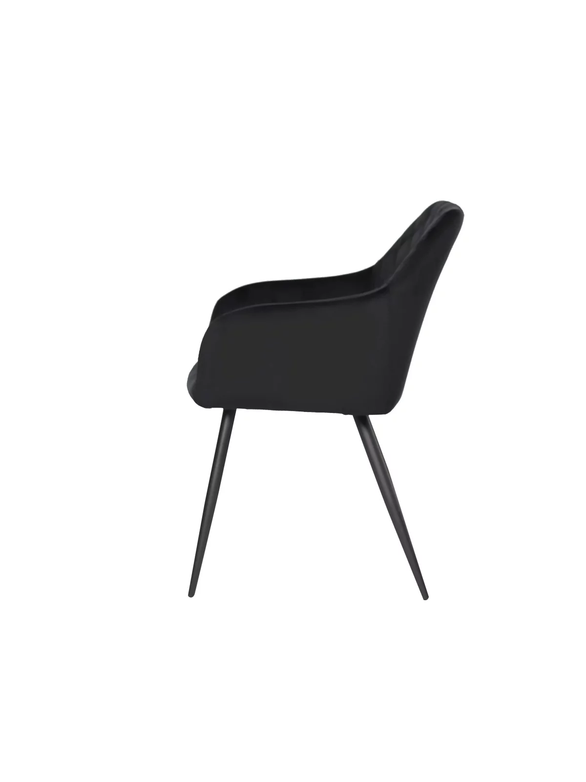 Lot de 6 FLINDY Chaise de Salle à Manger en Velours Matelassé Haute...