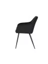 Lot de 6 FLINDY Chaise de Salle à Manger en Velours Matelassé Haute...