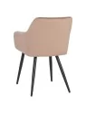 Set of 6 FLINDY Quilted Velvet Dining Chair with Diamond Pattern